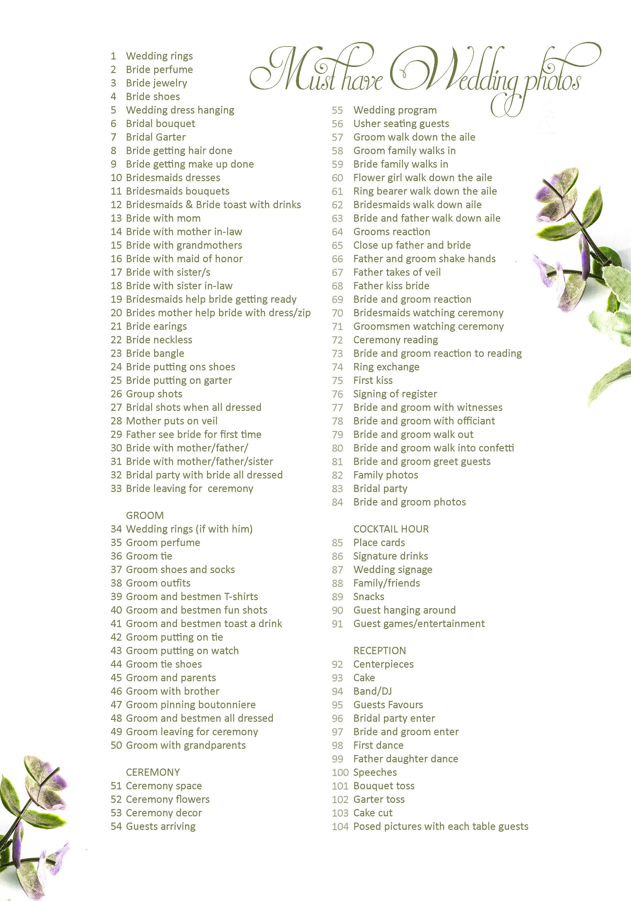 12 Month Wedding Checklist For Planning Your Wedding Day Wayfaring