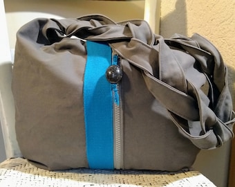 Shoulder bag Shoulder bag Bag Shopper Grey braided shoulder strap gbaagsbygeissa