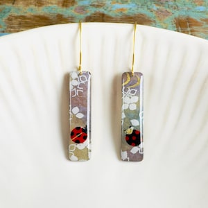 Orecchini OBI One - coccinelle - fatti a mano