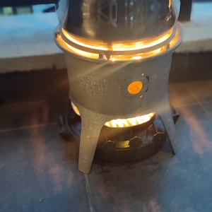 Vintage kerosene/paraffine aluminum stove KEROSINKA,heater,triple wick burner,camping,1980s,extremely rare,kitchenware,collect,USSR,Soviet