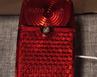Vintage Fahrradrücklicht, Rotes Licht, Made in Russland