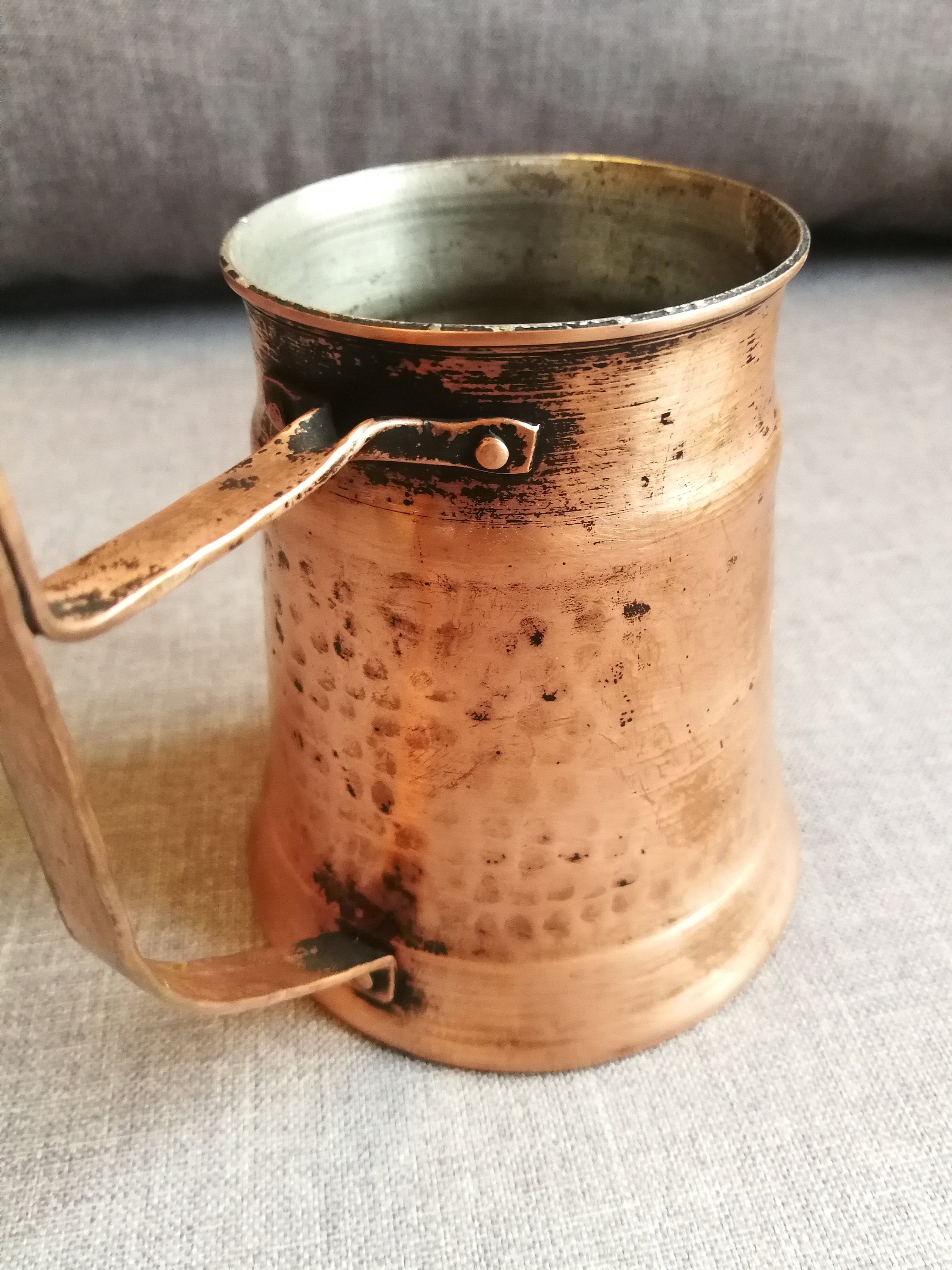 making a copper cup