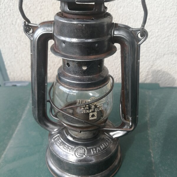 Vintage Feuerhand super baby No.175,kerosene lantern,oil hurricane lantern,West Germany,gift,very rare,collection,farmhouse decor,rustik