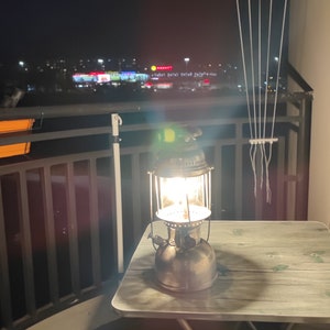 Vintage Petromax Rapid original,super kerosene lantern,made in Germany regd.,farmhouse decor,outdoor lighting camping,extremaly rare,1950s