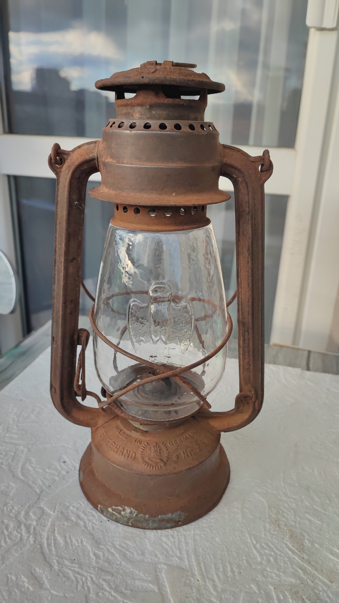 Vintage Feuerhand No. 252, Kerosene Lantern,made in Germany,gift,rare
