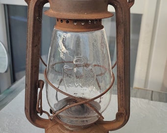 Винтаж Feuerhand No 252, керосиновый фонарь, сделанный в Германии, подарок, редкий, коллекция, декор фермерского дома, рустик, 1919-1958сс