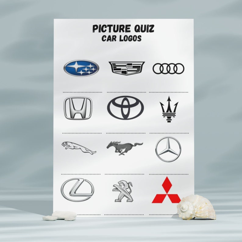 Car Logos Quiz Car Enthusiast Christmas Day Quiz Thanksgiving Quiz