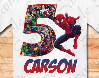 Superhero Birthday Svg Etsy