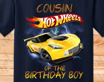 Download Hot wheels Daddy of Birthday Boy Svg INSTANT DOWNLOAD Custom Matching birthday party shirt Iron ...