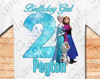 Download Frozen Birthday Svg Etsy