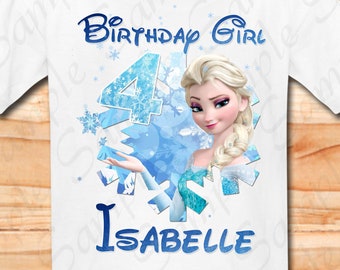 Download Frozen Birthday Shirt Svg Etsy