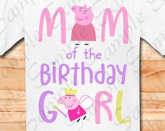 Peppa pig birthday svg | Etsy