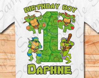 Download Ninja Turtle Birthday Svg Etsy