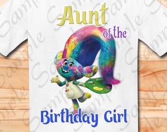 Trolls King Gristle Godfather of Birthday Girl Svg INSTANT DOWNLOAD Custom Matching birthday party shirt Iron on transfer Printable cut file
