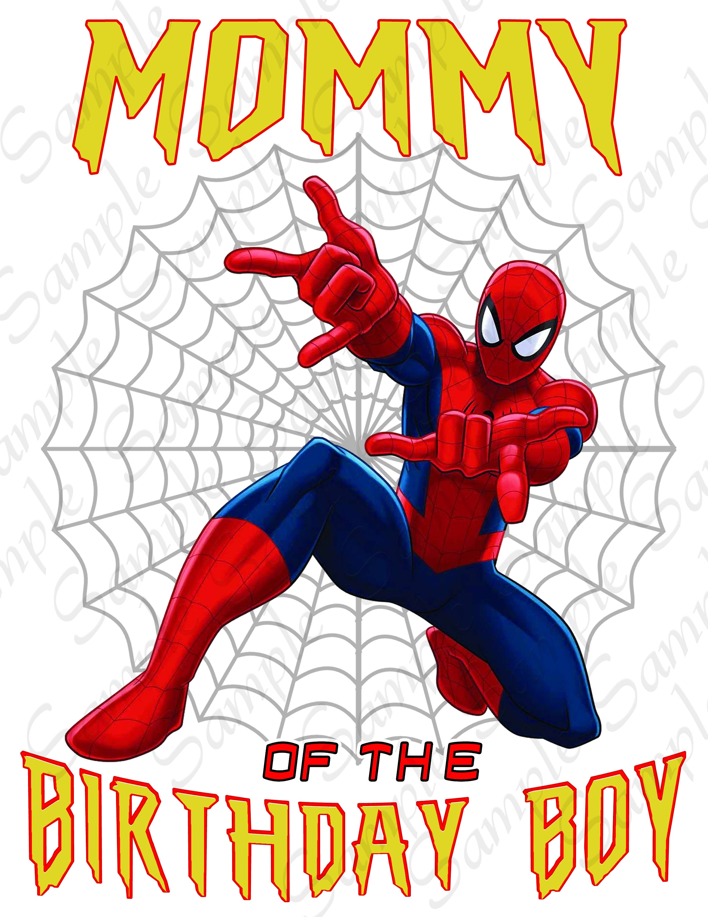 Spiderman Mommy of the Birthday Boy Svg INSTANT DOWNLOAD | Etsy