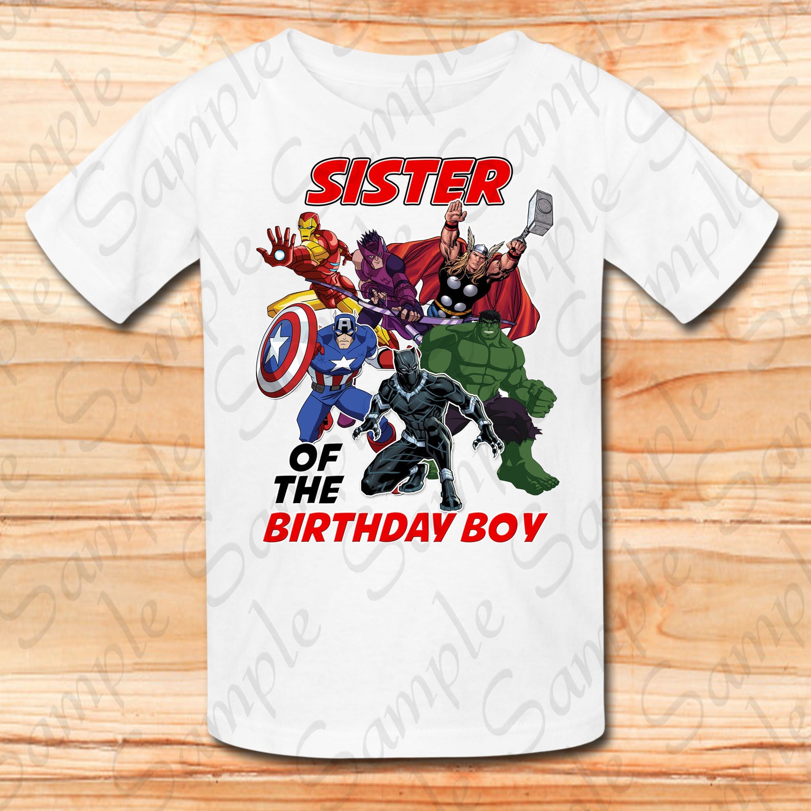 Download Marvel avengers Sister of Birthday Boy Svg INSTANT ...