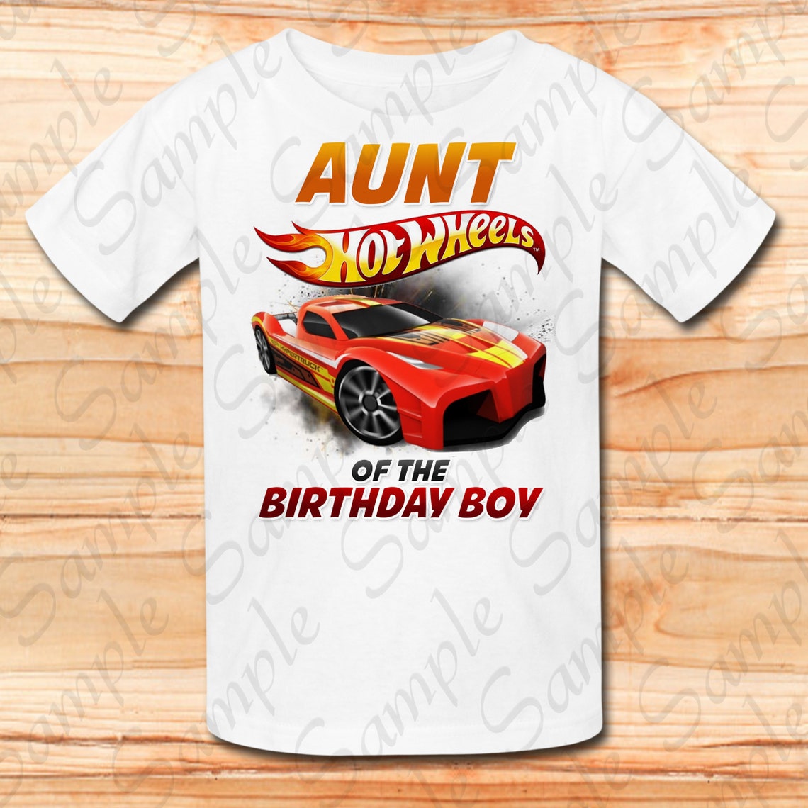 Download Hot wheels Aunt of Birthday Boy Svg INSTANT DOWNLOAD ...