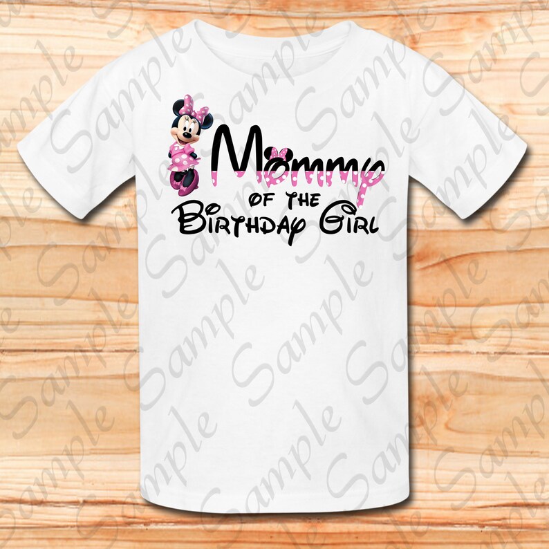 Download Clothing Disney Minnie Mouse Mommy Of Birthday Boy Svg Polka Dots Instant Download Custom Matching Birthday Party Shirt Iron On Transfer Printable Graphic Tees