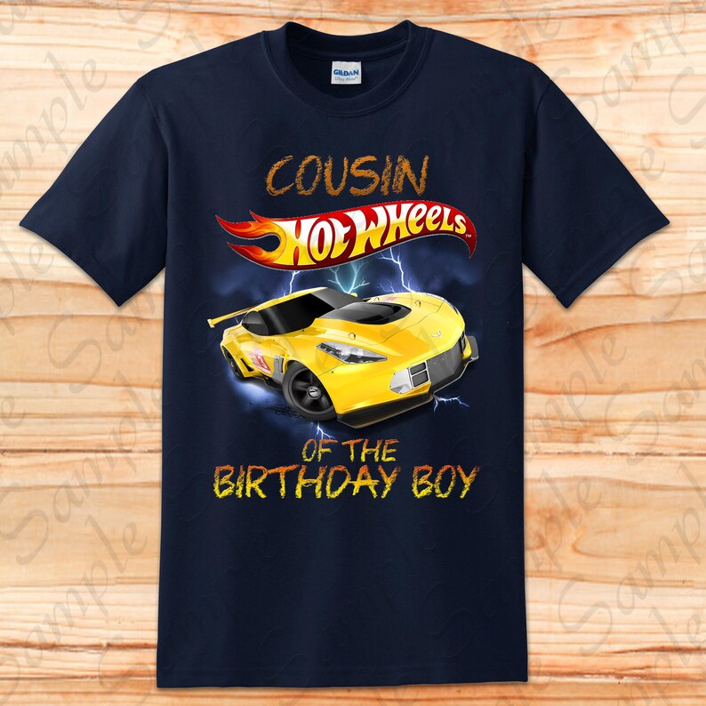 Download Hot Wheels Cousin Of Birthday Boy Svg Instant Download Custom Etsy
