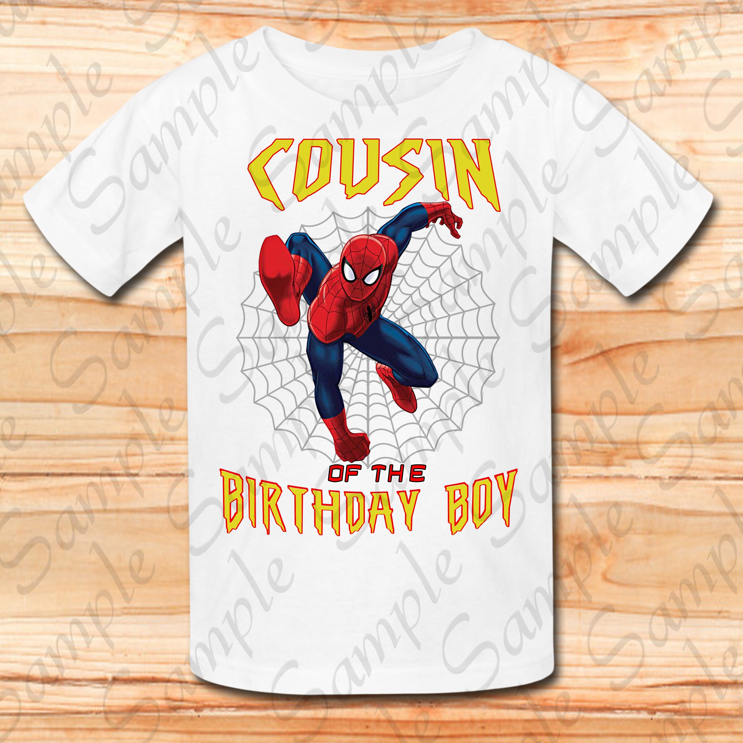 Download Spiderman Cousin Of The Birthday Boy Svg Instant Download Etsy