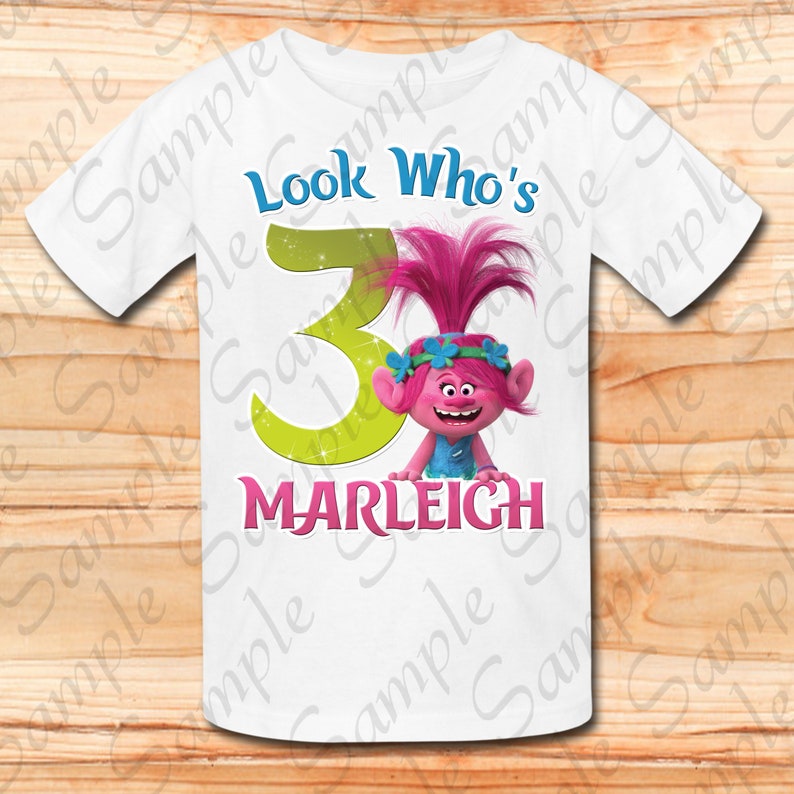 Download Trolls Poppy Look Who S Birthday Girl Svg Instant Download Etsy
