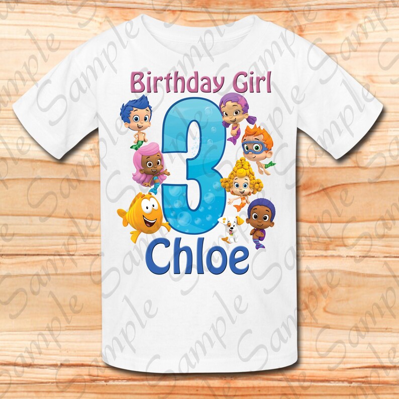 Download Bubble Guppies Birthday Girl any name Svg INSTANT DOWNLOAD ...