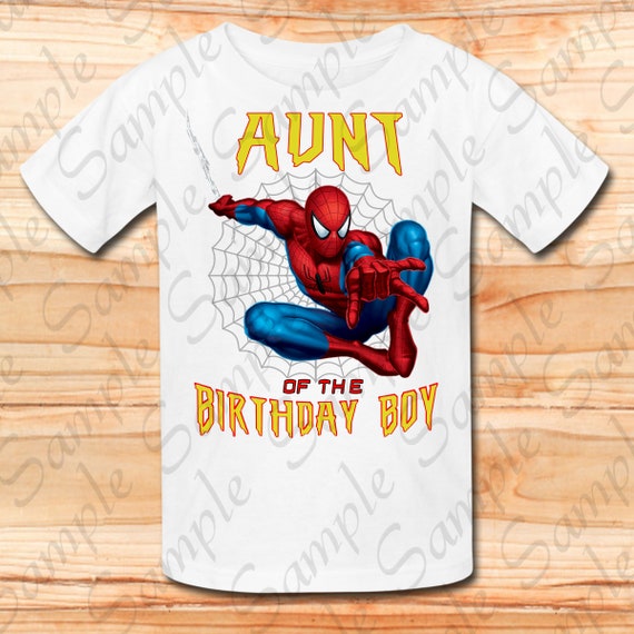 Download Spiderman Sister Of The Birthday Boy Svg Instant Download Etsy