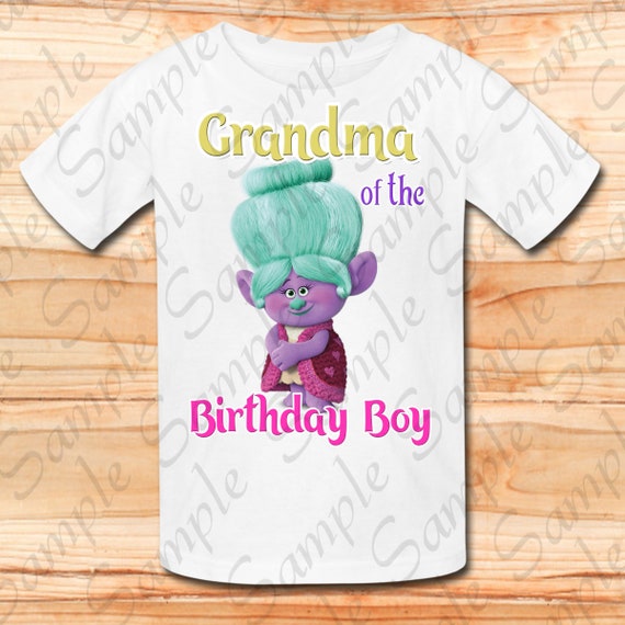 Trolls King Gristle Godfather of Birthday Girl Svg INSTANT DOWNLOAD Custom Matching birthday party shirt Iron on transfer Printable cut file