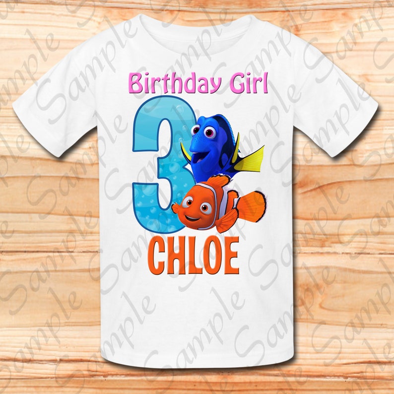 Download Disney Finding Nemo Dory Birthday Girl Svg INSTANT ...
