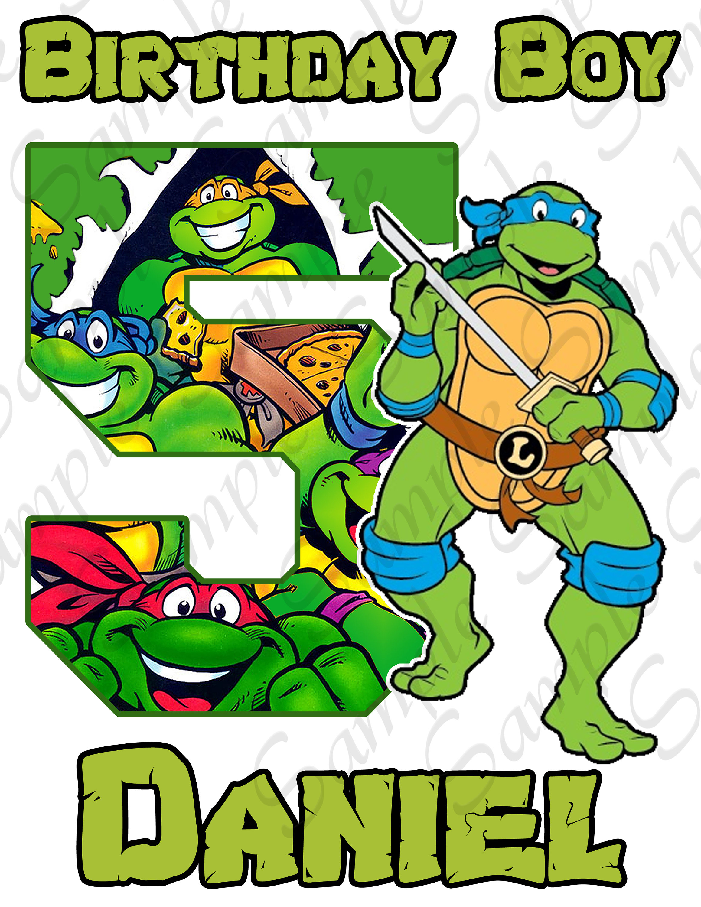 Teenage Ninja Mutants Turtles Birthday Boy Svg TMNT INSTANT Etsy