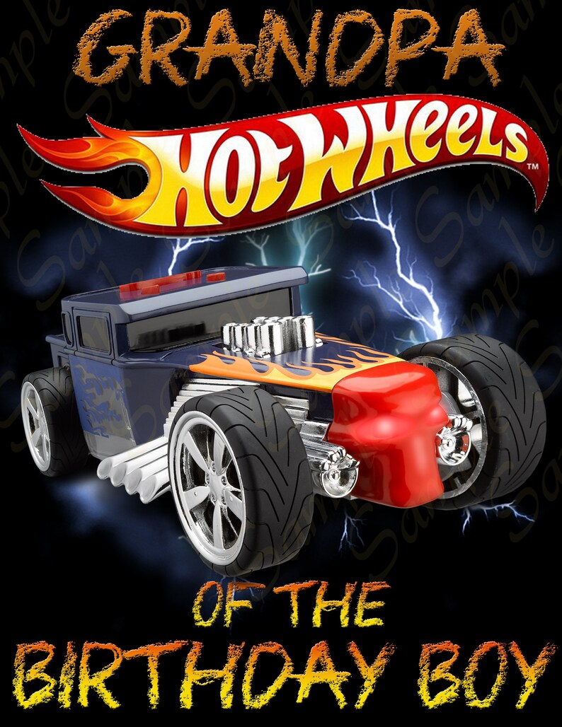 Download Hot Wheels Grandpa Of Birthday Boy Svg Instant Download Custom Matching Birthday Party Shirt Iron On Transfer Printable Diy Cut File Clipart Men S Clothing Graphic Tees Valresa Com