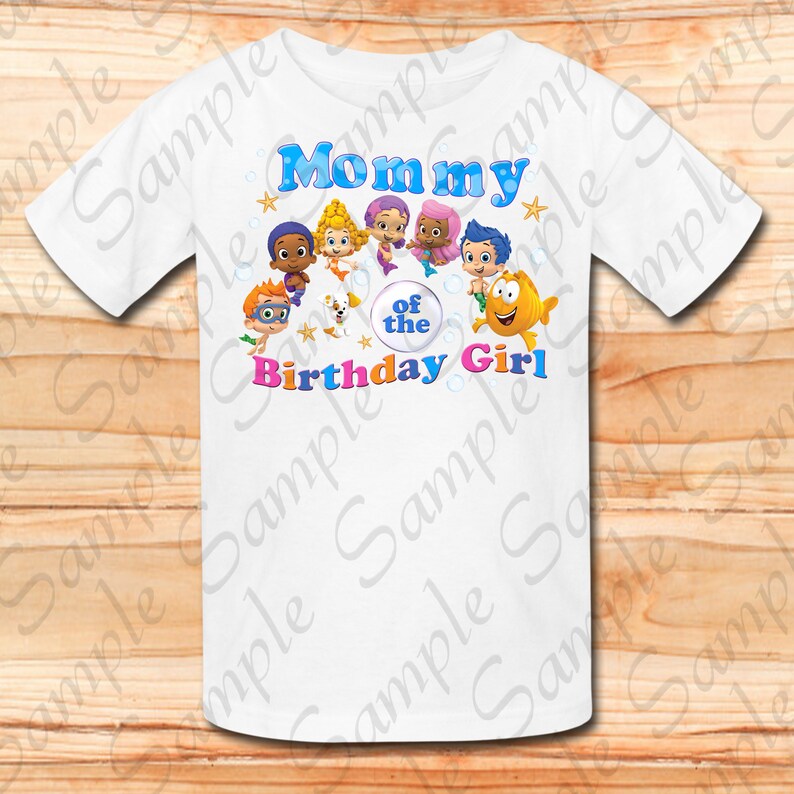 Download Bubble Guppies Mommy of Birthday Girl any name Svg INSTANT ...