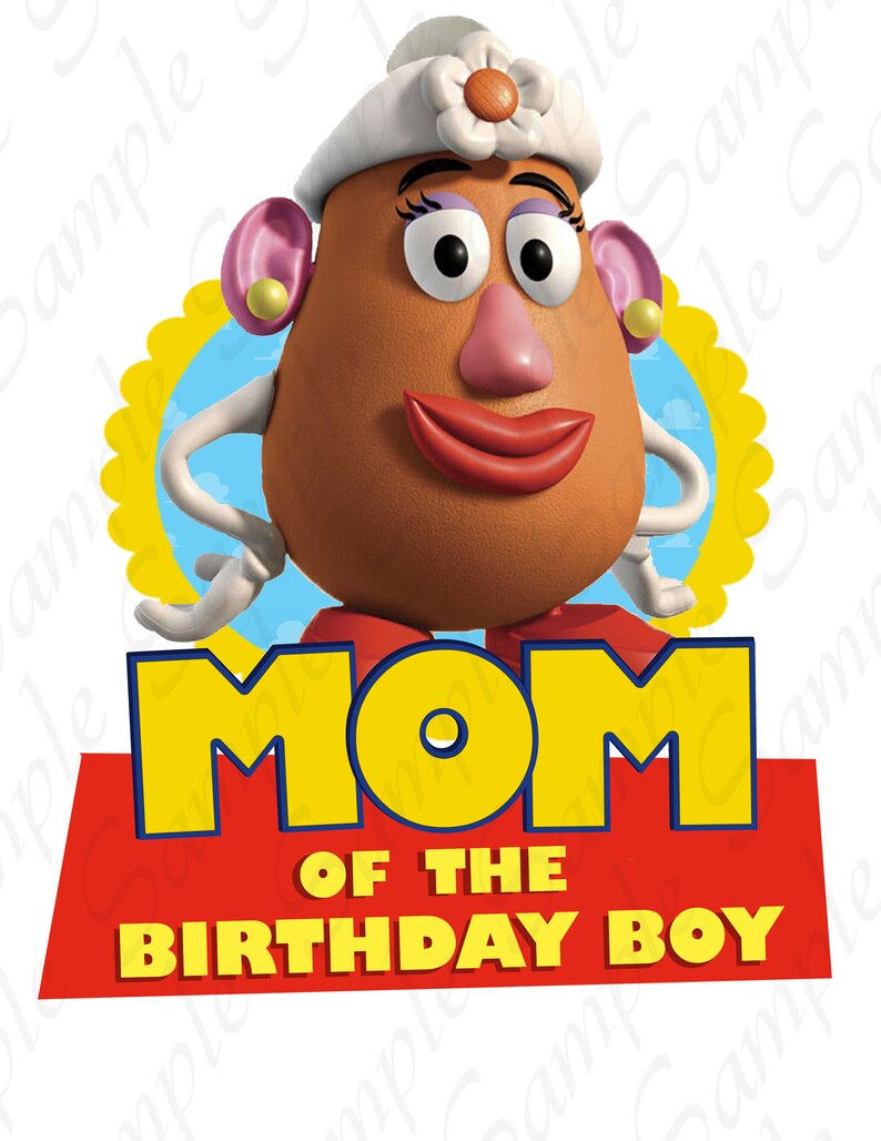Download Women S Clothing Disney Toy Story Mrs Potato Mom Of Birthday Boy Svg Instant Download Custom Matching Birthday Party Shirt Iron On Transfer Diy Cut File Clothing