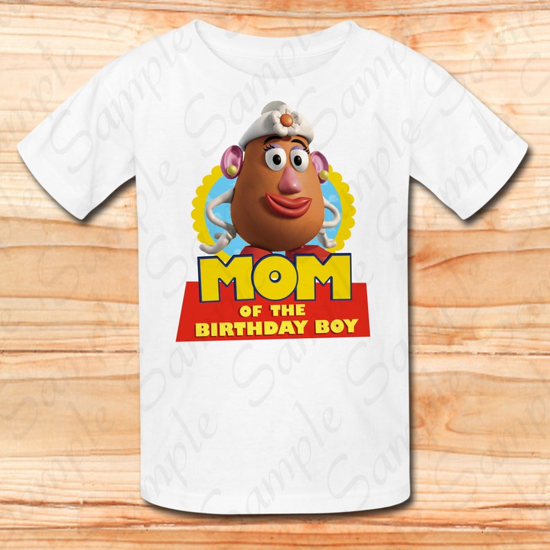 Download Women S Clothing Disney Toy Story Mrs Potato Mom Of Birthday Boy Svg Instant Download Custom Matching Birthday Party Shirt Iron On Transfer Diy Cut File Clothing