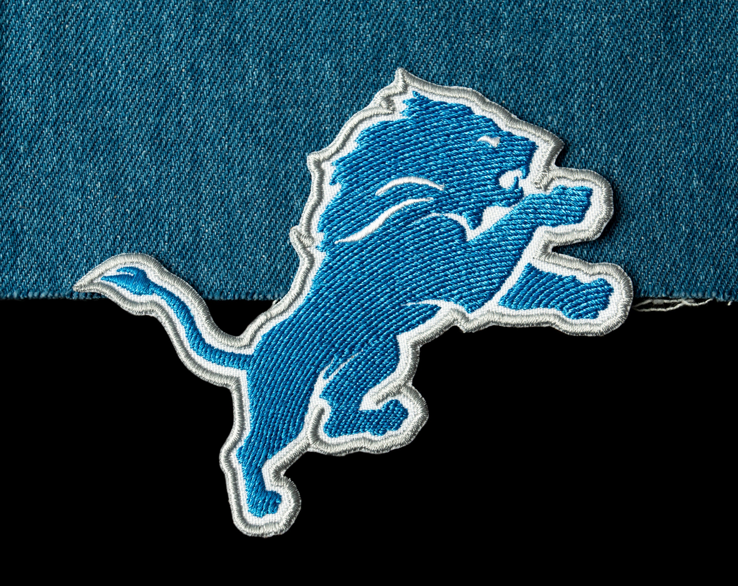Detroit Lions Patch Sports Team Emblem American Football Etsy