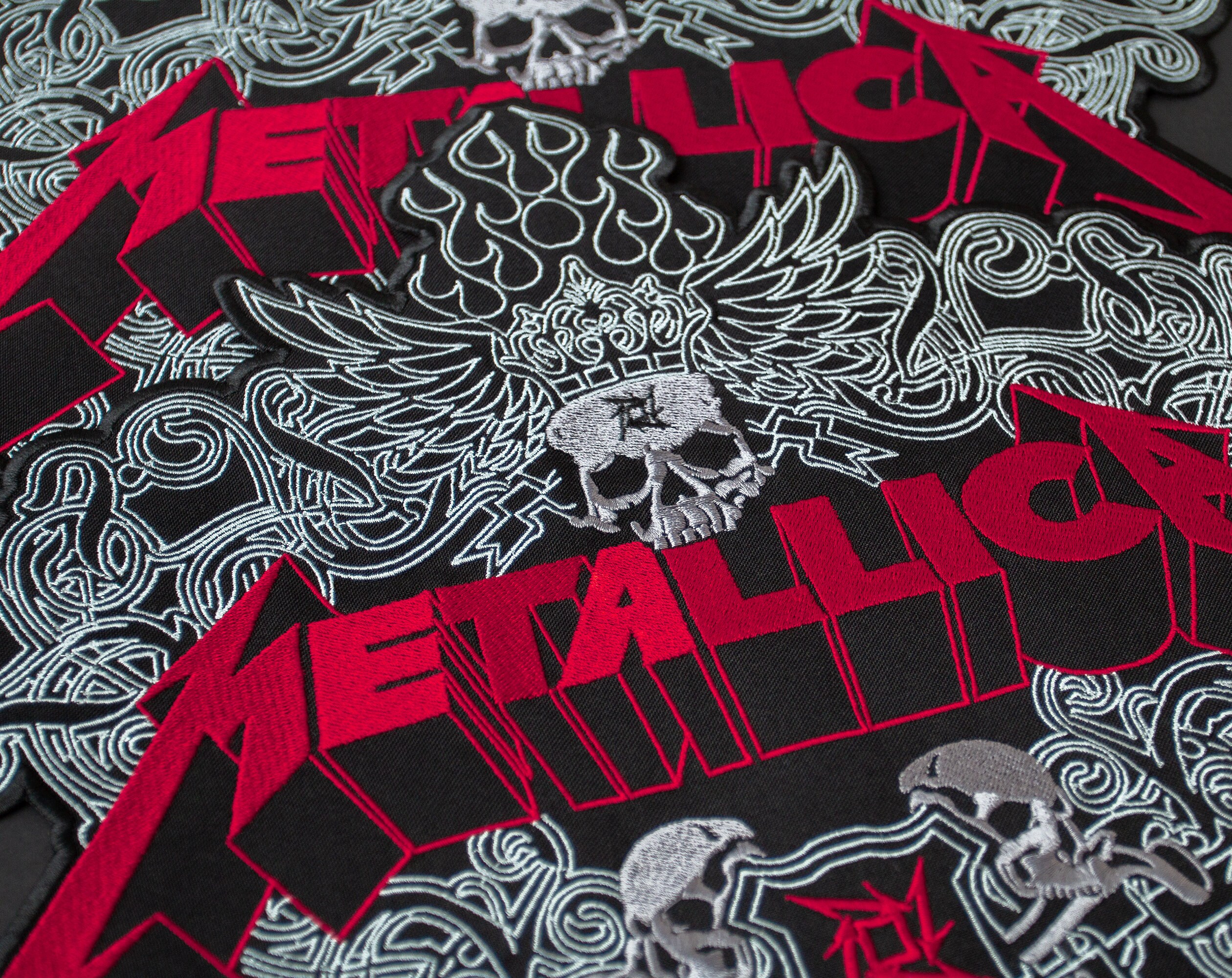 metallica vintage back patch