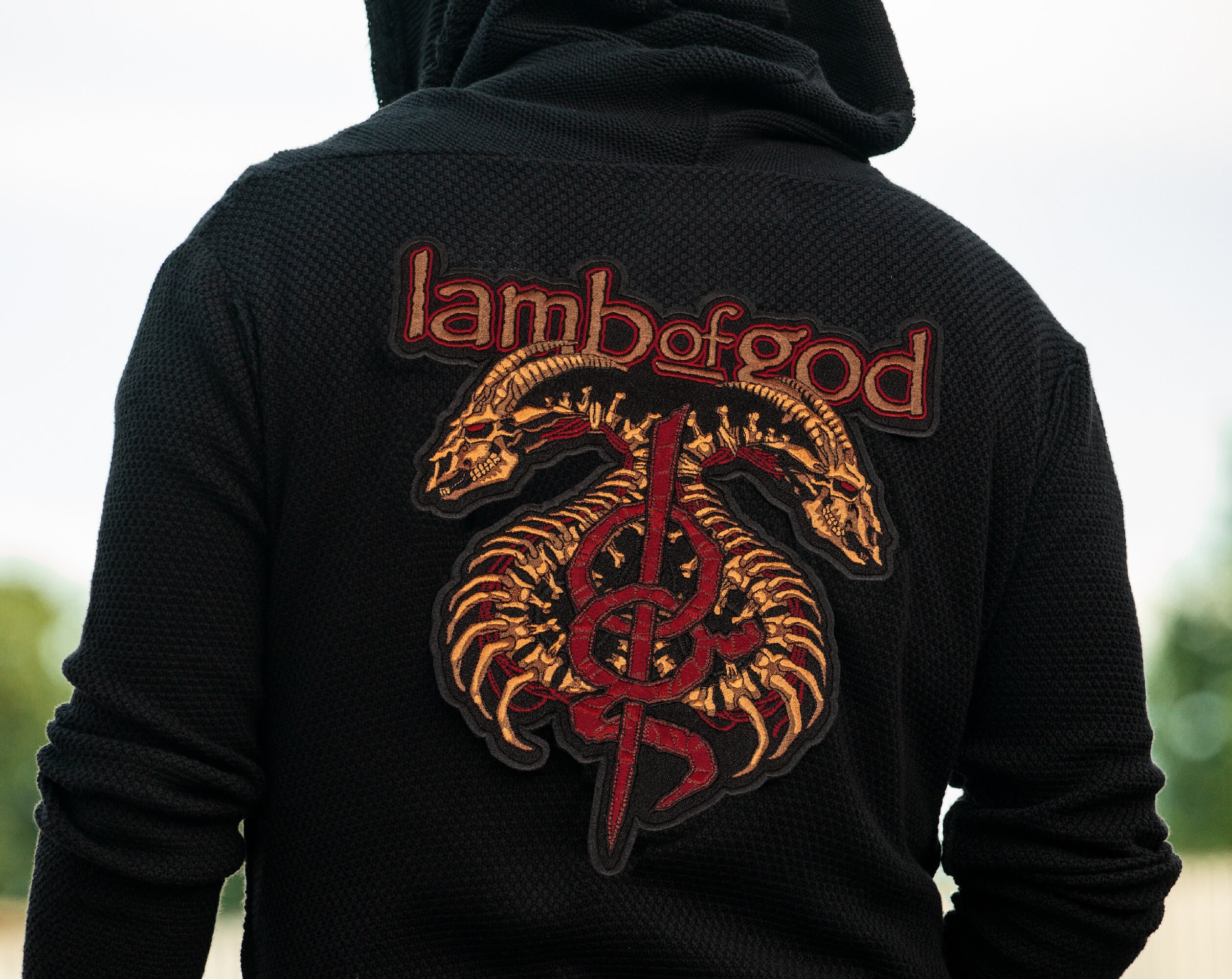 Lamb of God Back Patch LoG Heavy Metal Music Embroidered Etsy