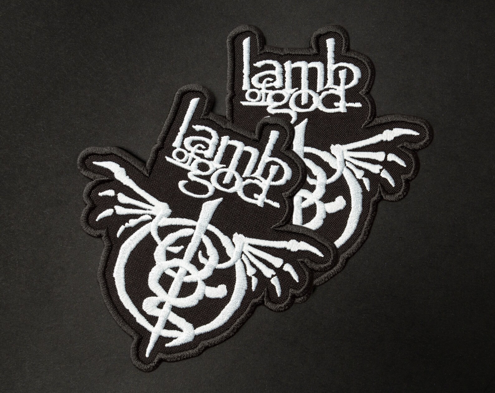 Lamb of God Wrath Patch LoG Emblem Rock Band Embroidered Etsy