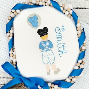 Mouse Ears Baby Girl Boy Machine Embroidery Design File