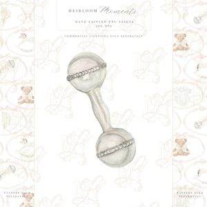 Baby antique rattle - Etsy 日本