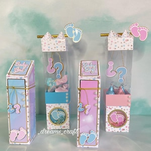 Gender Reveal Favor Box / Party favor box / Box gender Reveal / cajas para Baby shower / Cajas para reconocimiento de sexo / Box boy or girl