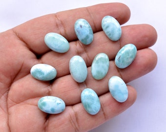 1 Pieces Natural Larimar Pear Shape Larimar Cabochon Loose Gemstone Larimar Rings Sky Blue Larimar Cabs Natural Larimar Gemstone Jewelry