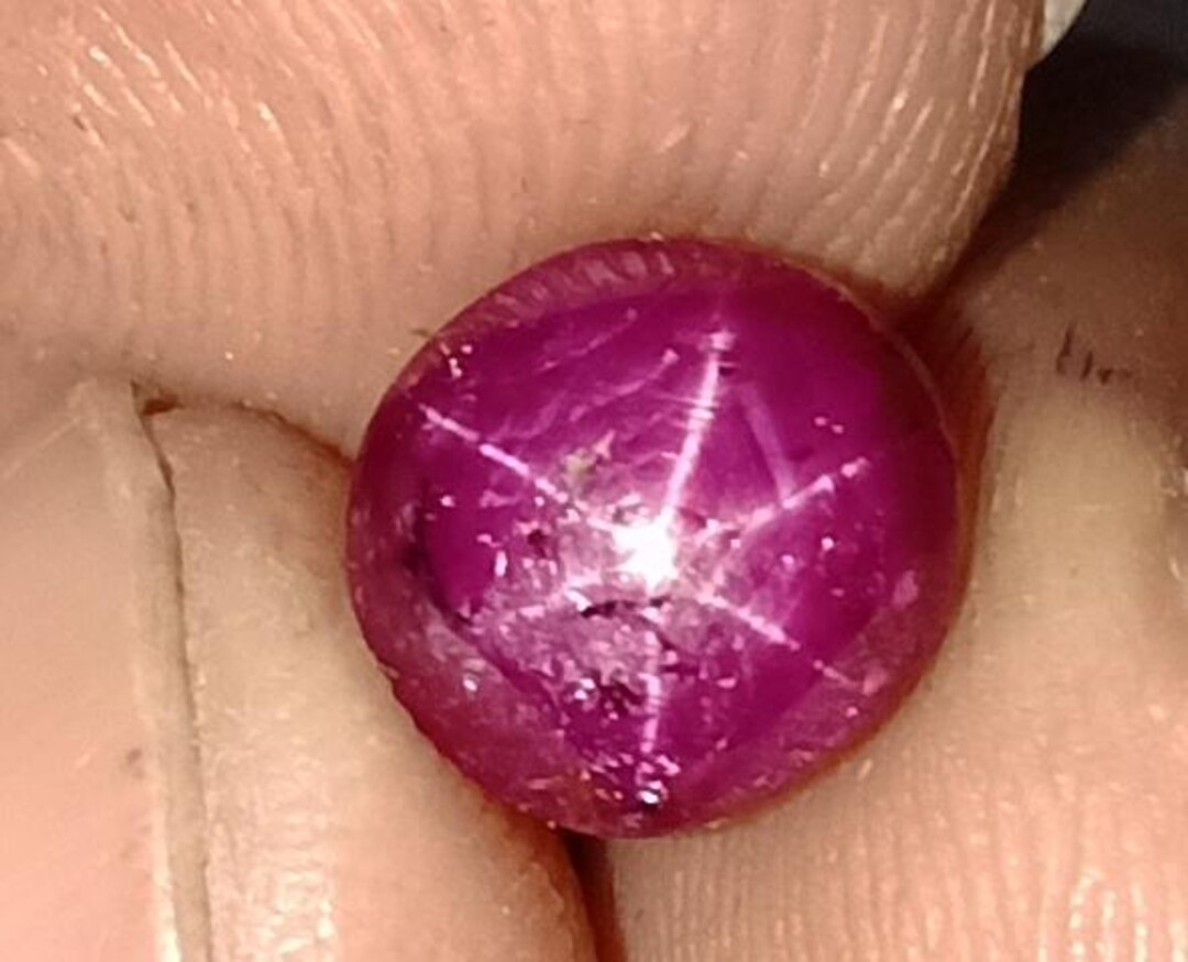 4.20 Ct Rare Star Ruby 100% Natural and Untreated ISR- 85 - Etsy