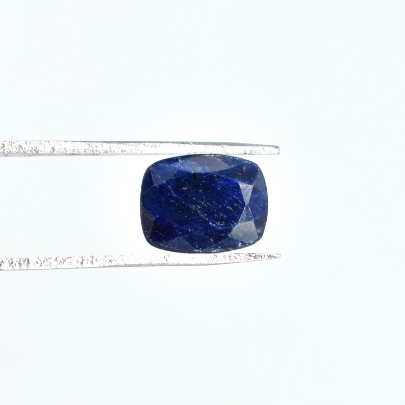 Blue Sapphire Faceted Cut Gemstone, 11 Pcs wholesale Parcel ,Sapphire Cut Stone, Rectangle Shape, Calberated, 9x7 mm Loose Gemstones, GL627 image 5