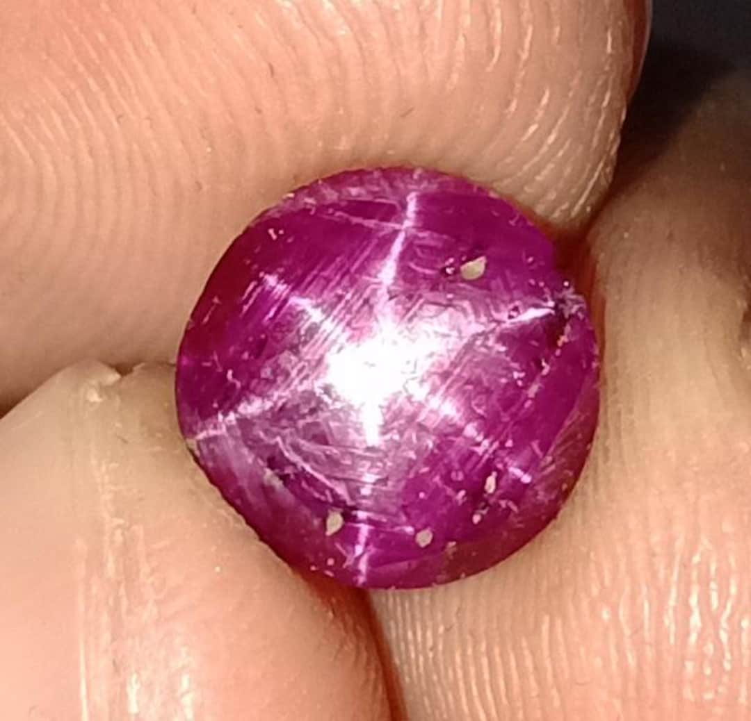 3.60 Ct Rare Star Ruby 100% Natural and Untreated ISR-413 - Etsy