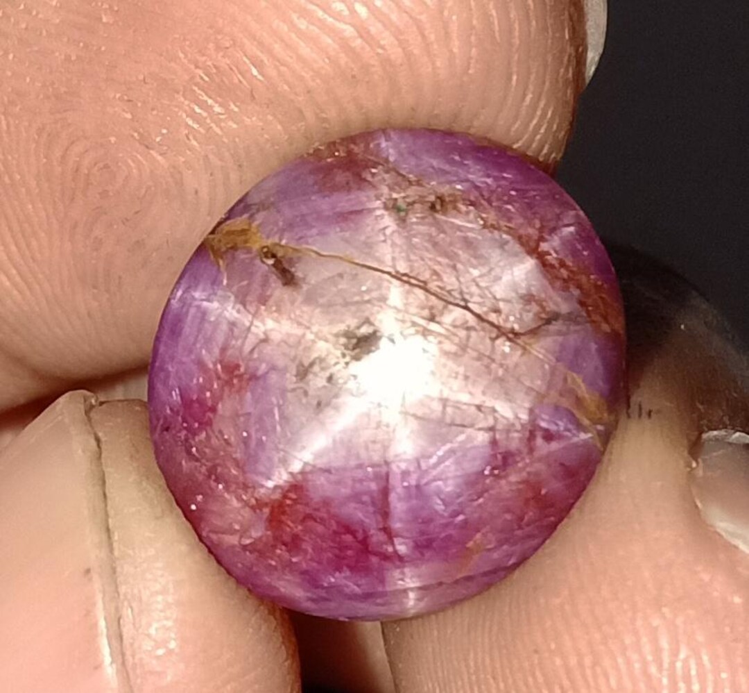 14.05 Ct Rare Star Ruby 100% Natural and Untreated ISR- 78 - Etsy