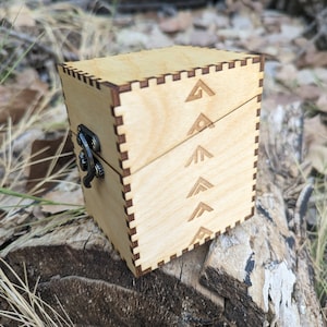 Custom Deck Box - Laser Cut Wood