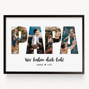 Vatertagsgeschenk Bild, Geschenk Vatertag, Geburtstag Papa, Geschenke für Männer