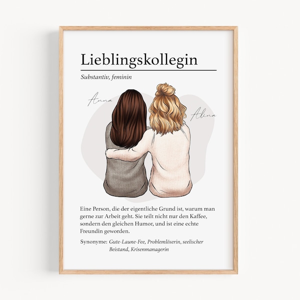 Abschiedsgeschenk Kollegin Lieblingskollegin Geschenk zum Abschied