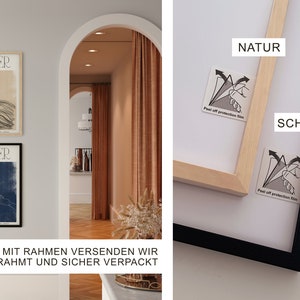 Koordinaten Bild Zuhause Einzugsgeschenk Wohnung Haus Poster mit Rahmen image 6